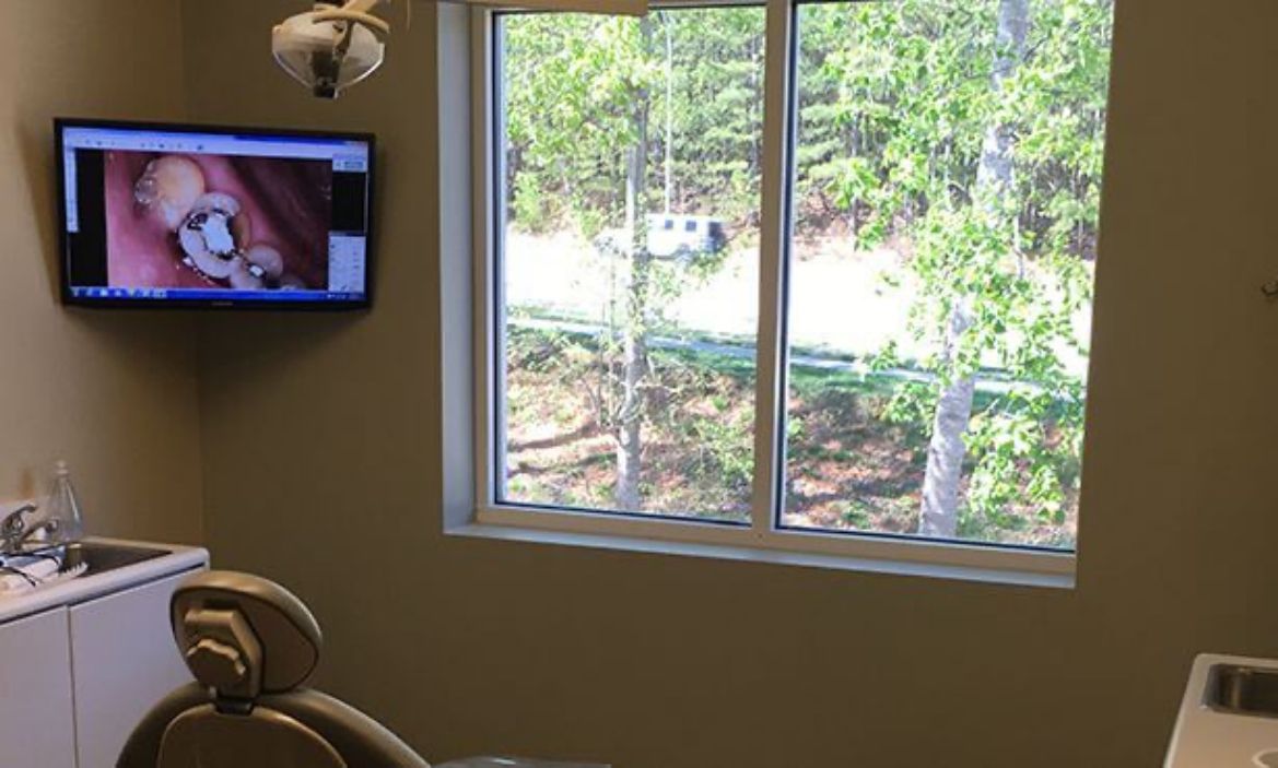 Window in dental treatment room