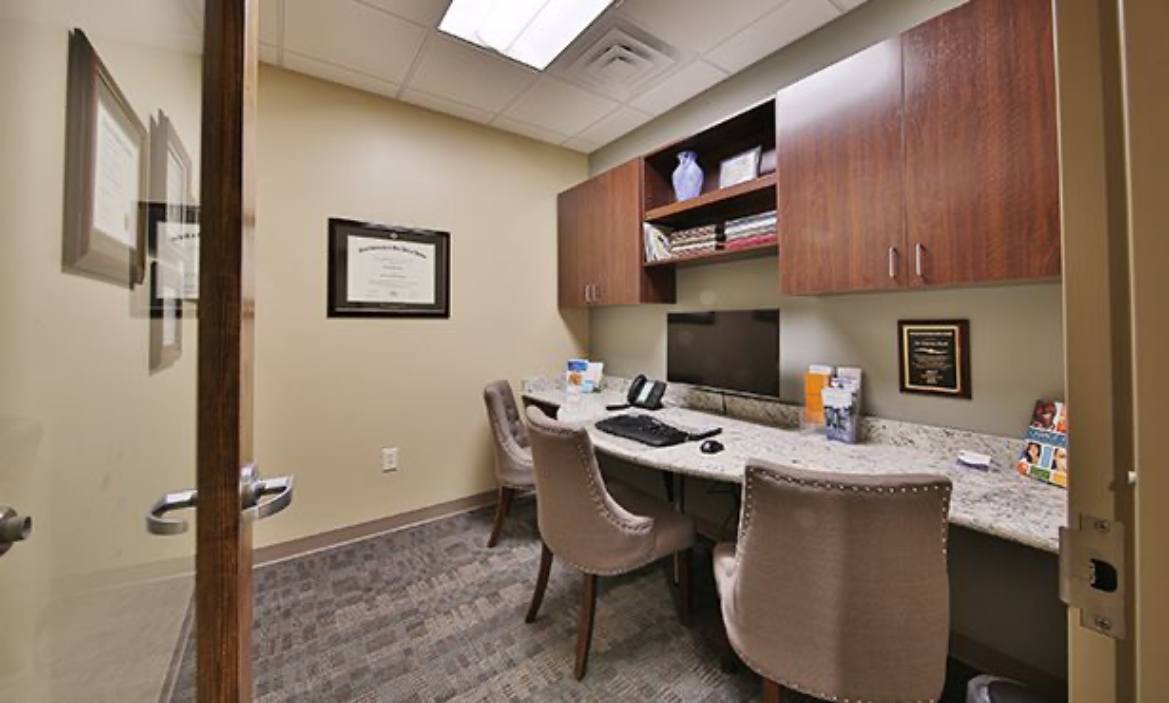 Consultation room in dental office