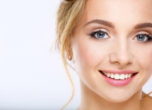 woman with healthy smile