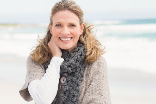 blonde woman smiling | cosmetic dentist cary nc