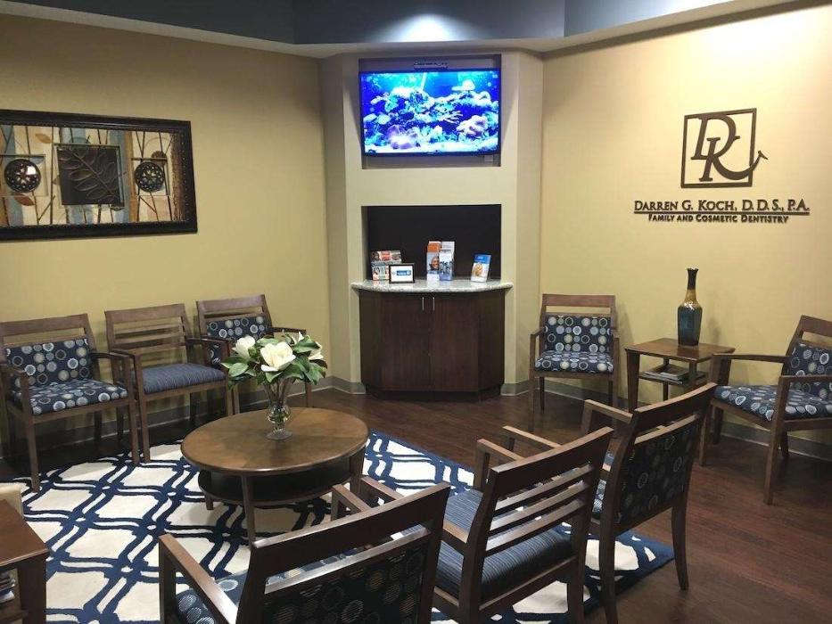 interior waiting room of darren g koch dds | dentist in cary north carolina