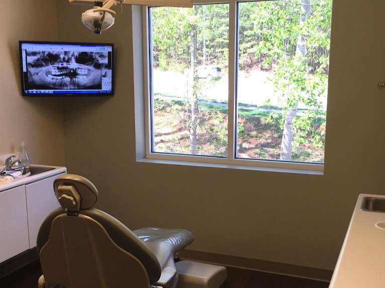 interior of dental exam room | dentist office cary nc